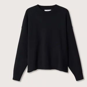 Mango Black Soft Knit Sweater